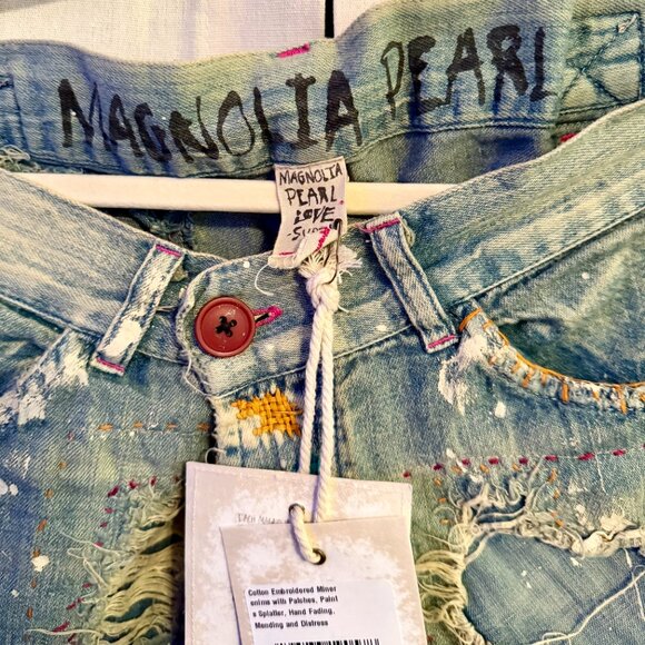Magnolia Pearl Embroidered Miner Denims - Picture 11 of 11